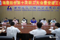 海建股份召開創(chuàng)建黨建工作示范點及“我為加快推進海南自由貿(mào)易港建設(shè)作貢獻”動員大會